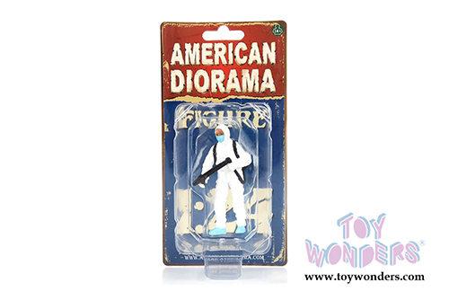 American Diorama Figurine - Hazmat Crew - Figure I (1/24 scale, White) 76367