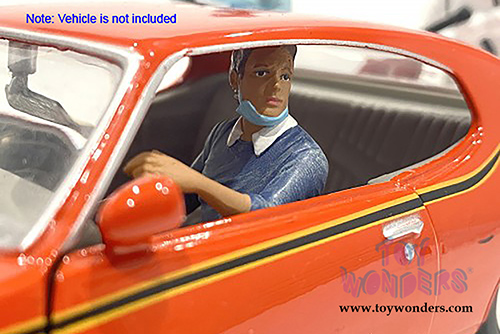 American Diorama Figurine - Hazmat Crew - Figure III (1/24 scale, Blue) 76369