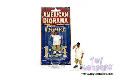 American Diorama Figurine - Lowriderz Figure II (1/24 scale, Beige/White) 76374