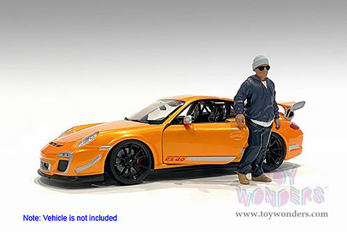 American Diorama Figurine - Car Meet 1 Figure IV (1/24 scale, Blue) 76380