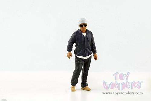 American Diorama Figurine - Car Meet 1 Figure IV (1/24 scale, Blue) 76380