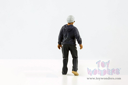 American Diorama Figurine - Car Meet 1 Figure IV (1/24 scale, Blue) 76380