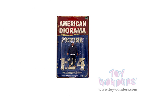 American Diorama Figurine - Car Meet 1 Figure IV (1/24 scale, Blue) 76380