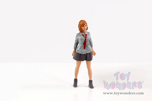 American Diorama Figurine - Car Meet 1 Figure V (1/24 scale, Gray) 76381