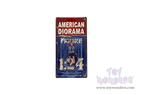 American Diorama Figurine - Car Meet 1 Figure V (1/24 scale, Gray) 76381