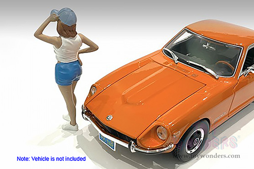 American Diorama Figurine - Car Meet 2 Figure III (1/24 scale, White/Blue) 76391