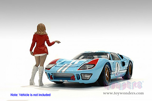 American Diorama Figurine - Race Day 2 Figure V (1/24 scale, Red/White) 76399