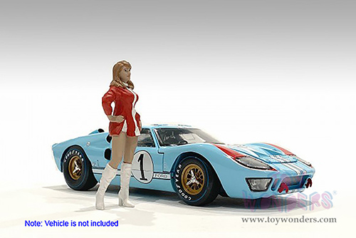 American Diorama Figurine - Race Day 2 Figure VI (1/24 scale, Red/White) 76400