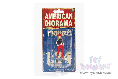 American Diorama Figurine - Girls Night Out - Paris (1/24 scale, Black/Red) 76401