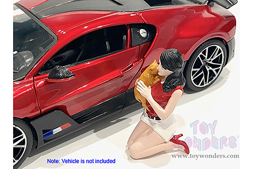 American Diorama Figurine - Girls Night Out - Gigi (1/24  scale, Red/White) 76404