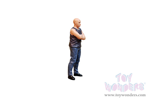 American Diorama Figurine - Car Meet 3 Figure 1 (1/24 scale, Black/Blue) 76426