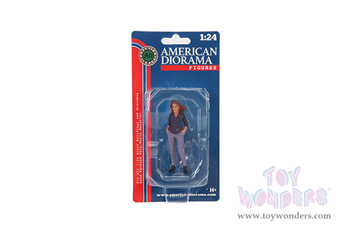 American Diorama Figurine - Car Meet 3 Figure 5 (1/24 scale, Dark Blue/Purple) 76430