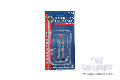 American Diorama Figurine - Car Meet 3 Figure 6 (1/24 scale, Blue/Gray) 76431