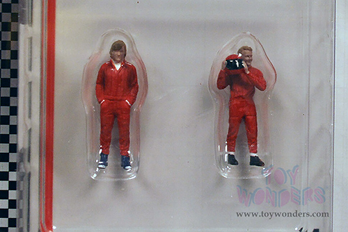 American Diorama Figurine - Racing Legends | The 70s Figure Set (2 pc. set, 1/43 scale diecast metal, Asstd.) 76449