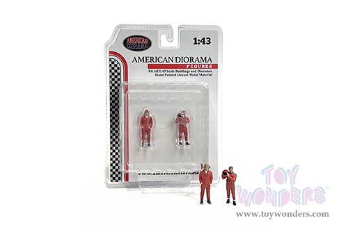 American Diorama Figurine - Racing Legends | The 70s Figure Set (2 pc. set, 1/43 scale diecast metal, Asstd.) 76449