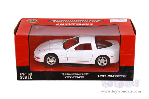 Showcasts®  Collectibles - Chevrolet® Corvette® Hardtop (1997, 1/24 scale diecast model car, White) 77210W MAP: $22.99