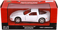 Showcasts®  Collectibles - Chevrolet® Corvette® Hardtop (1997, 1/24 scale diecast model car, White) 77210W MAP: $22.99; 