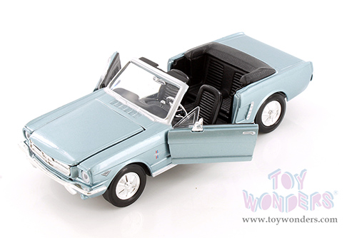 Showcasts® Collectibles - Ford Mustang Convertible (1964½, 1/24 scale diecast model car, Asstd.) 77212D MAP: 19.99