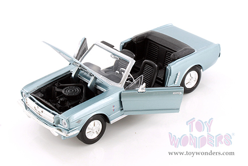 Showcasts® Collectibles - Ford Mustang Convertible (1964½, 1/24 scale diecast model car, Asstd.) 77212D MAP: 19.99