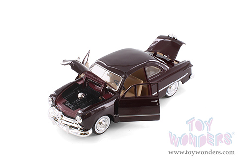 Showcasts® Collectibles - Ford Coupe Hardtop (1949, 1/24 scale diecast model car, Burgundy) 77213BG MAP: $22.99