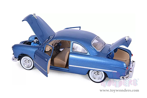 Showcasts® Collectibles - Ford Coupe Hardtop (1949, 1/24 scale diecast model car, Blue) 77213BU MAP: $22.99