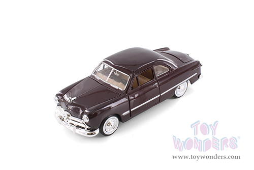 Showcasts® Collectibles - Ford Coupe Hardtop (1949, 1/24 scale diecast model car, Dark Brown) 77213D MAP: $19.99