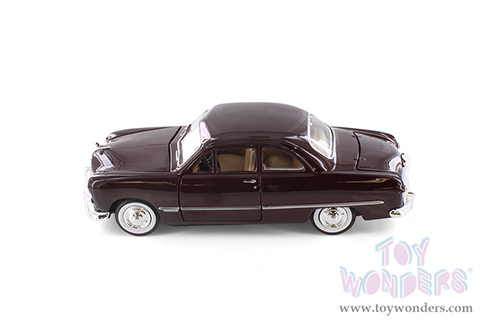 Showcasts® Collectibles - Ford Coupe Hardtop (1949, 1/24 scale diecast model car, Dark Brown) 77213D MAP: $19.99