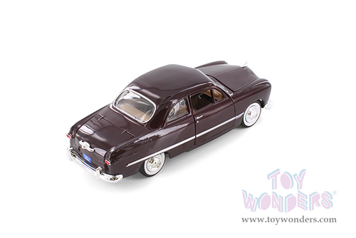 Showcasts® Collectibles - Ford Coupe Hardtop (1949, 1/24 scale diecast model car, Dark Brown) 77213D MAP: $19.99