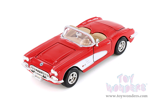 Showcasts® Collectibles - Chevy® Corvette® Convertible (1959, 1/24 scale diecast model car, Asstd.) 77216D MAP: $19.99