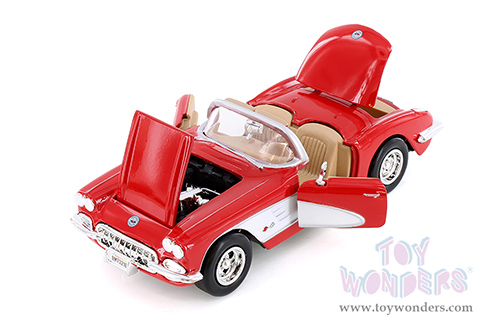 Showcasts® Collectibles - Chevy® Corvette® Convertible (1959, 1/24 scale diecast model car, Asstd.) 77216D MAP: $19.99