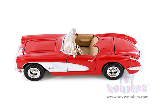 Showcasts® Collectibles - Chevy® Corvette® Convertible (1959, 1/24 scale diecast model car, Asstd.) 77216D MAP: $19.99