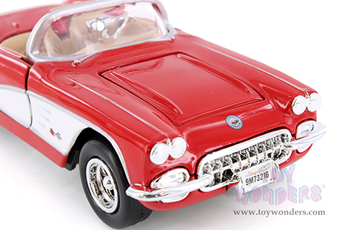 Showcasts® Collectibles - Chevy® Corvette® Convertible (1959, 1/24 scale diecast model car, Asstd.) 77216D MAP: $19.99