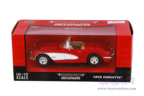Showcasts® Collectibles - Chevy® Corvette® Convertible (1959, 1/24 scale diecast model car, Red) 77216R MAP: $22.99