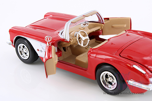 Showcasts® Collectibles - Chevy® Corvette® Convertible (1959, 1/24 scale diecast model car, Red) 77216RD MAP: $19.99