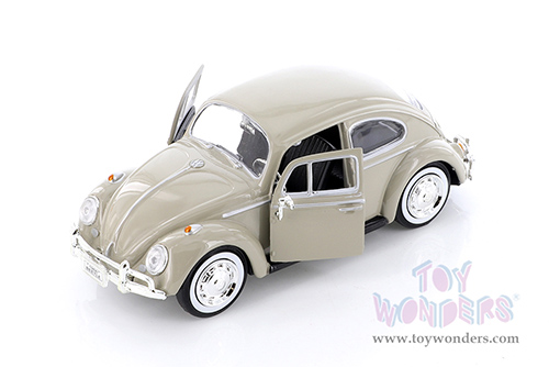 Showcasts® Collectibles - Volkswagen Beetle Hardtop (1966, 1/24 scale diecast model car, Beige) 77223BE MAP: $22.99