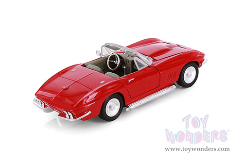 Showcasts® Collectibles - Chevrolet® Corvette® Convertible (1967, 1/24 scale diecast model car, Asstd.) 77224D MAP: $19.99