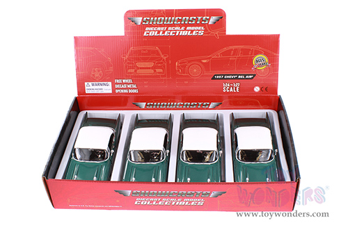 Showcasts® Collectibles - Chevy Bel Air Hardtop (1957, 1/24 scale diecast model car, Green) 77228GD MAP: $19.99