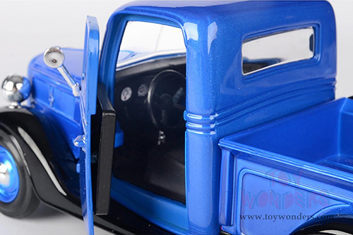 Showcasts® Collectibles - Ford Pickup Truck (1937, 1/24 scale diecast model car, Blue) 77233BU MAP: $22.99