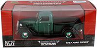 Showcasts® Collectibles- Ford Pickup Truck (1937, 1/24 scale diecast model car, Green) 77233GN MAP: $22.99