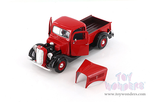 Showcasts® Collectibles - Ford Pickup Truck (1937, 1/24 scale diecast model car, Red) 77233R MAP: $22.99