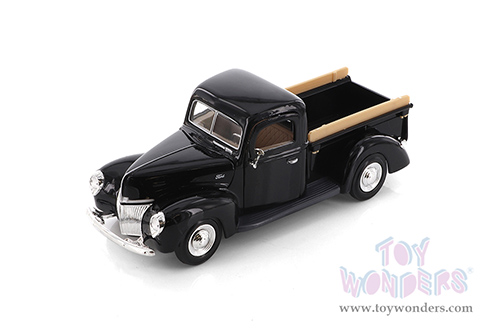Showcasts® Collectibles - Ford Pick Up Truck (1940, 1/24 scale diecast model car, Black) 77234BK MAP: $22.99