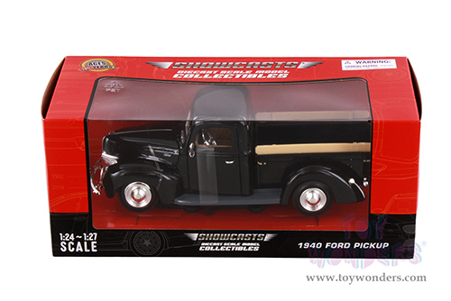 Showcasts® Collectibles - Ford Pick Up Truck (1940, 1/24 scale diecast model car, Black) 77234BK MAP: $22.99