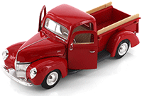 Showcasts® Collectibles - Ford Pickup (1940, 1/24 scale diecast model car, Asstd.) 77234D MAP: $19.99