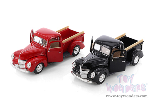 Showcasts® Collectibles - Ford Pickup (1940, 1/24 scale diecast model car, Asstd.) 77234D MAP: $19.99
