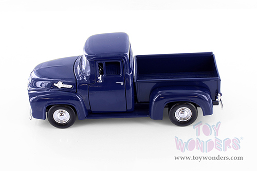 Showcasts® Collectibles - Ford F-100 Pickup Truck (1956, 1/24 scale diecast model car, Blue) 77235BU MAP: $22.99