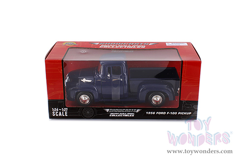 Showcasts® Collectibles - Ford F-100 Pickup Truck (1956, 1/24 scale diecast model car, Blue) 77235BU MAP: $22.99