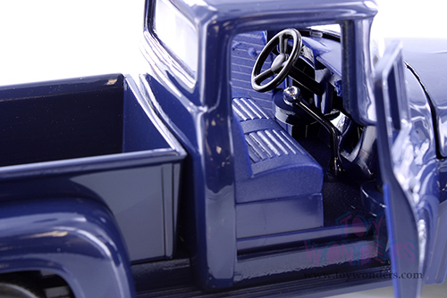 Showcasts® Collectibles - Ford F-100 Pickup Truck (1956, 1/24 scale diecast model car, Dark Blue) 77235BUD MAP: $19.99