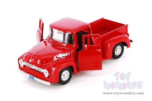 Showcasts® Collectibles - Ford F-100 Pickup Truck (1956, 1/24 scale diecast model car, Red) 77235R MAP: $22.99