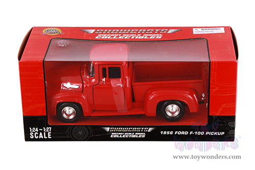 Showcasts® Collectibles - Ford F-100 Pickup Truck (1956, 1/24 scale diecast model car, Red) 77235R MAP: $22.99