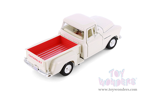 Showcasts® Collectibles - Chevy® 3100 Stepside™ Pickup Truck (1955, 1/24 scale diecast model car, Asstd.) 77236D MAP: $19.99